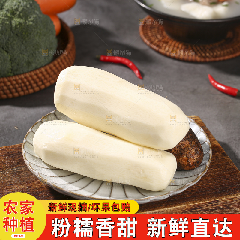 深底上放着灵芝山药