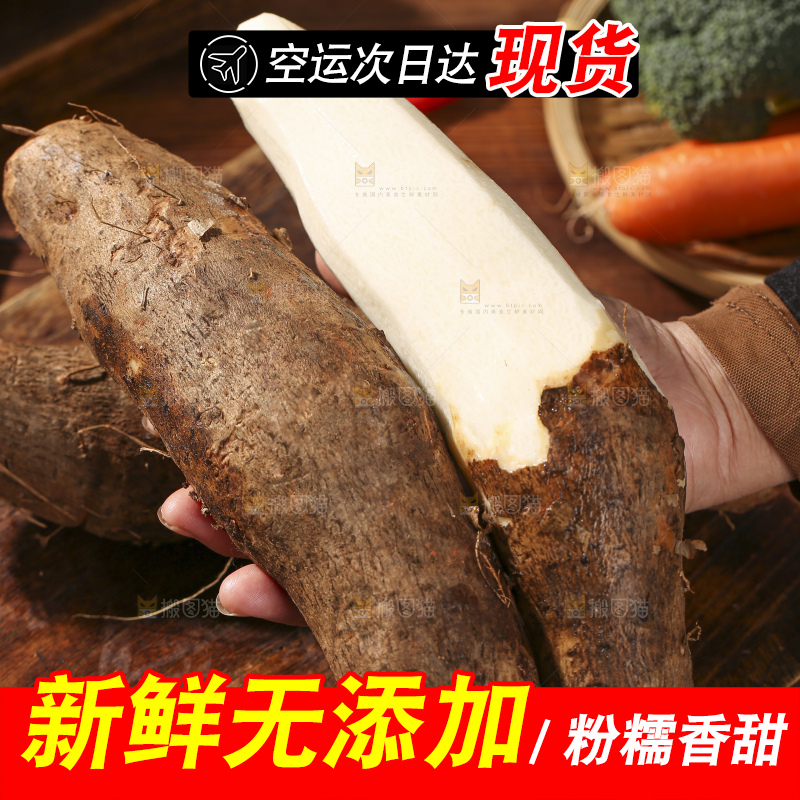 深底上放着灵芝山药