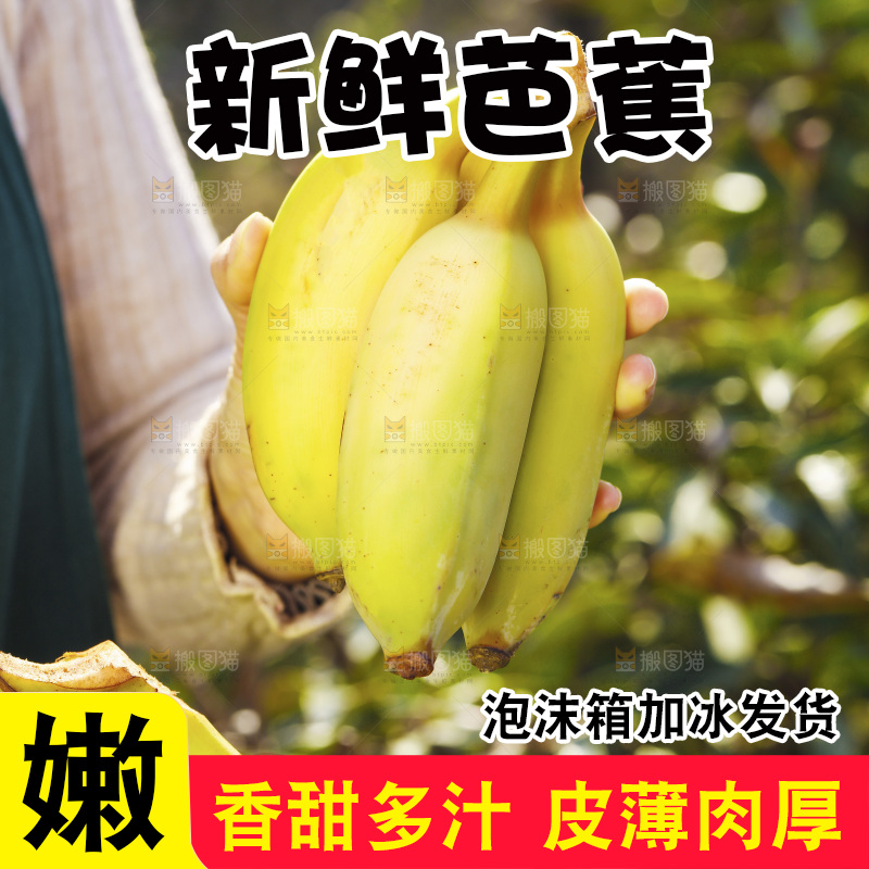 手里拿着广西芭蕉