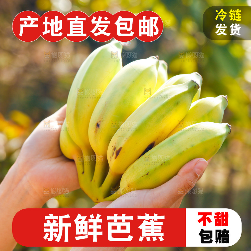 手里拿着广西芭蕉