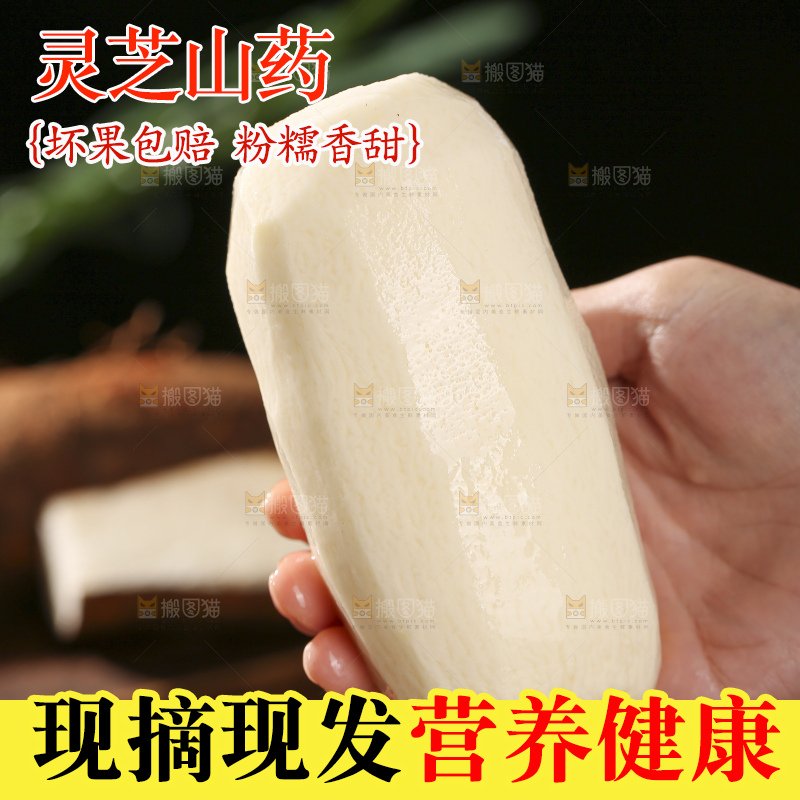 深底上放着灵芝山药