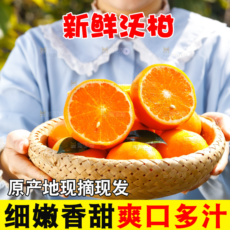 手里拿着沃柑