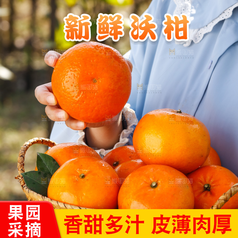 手里拿着沃柑