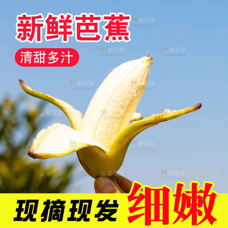 手里拿着广西芭蕉