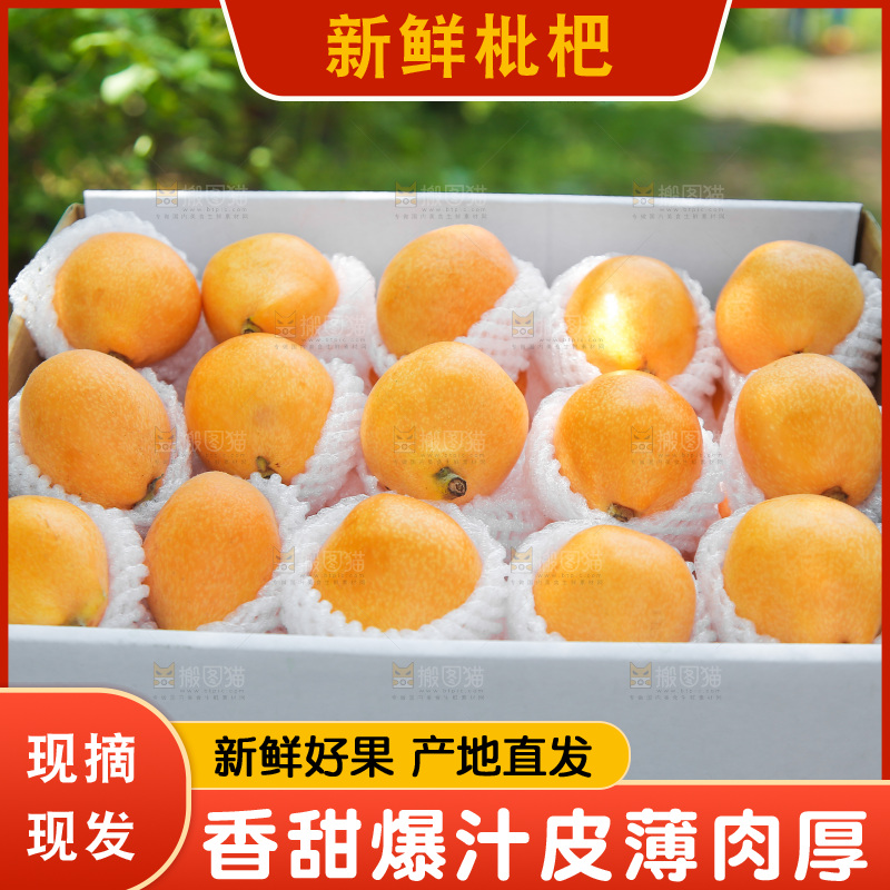 一箱云南大五星枇杷
