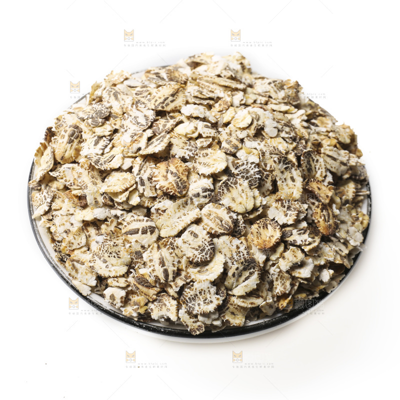白底上的十谷燕麦片