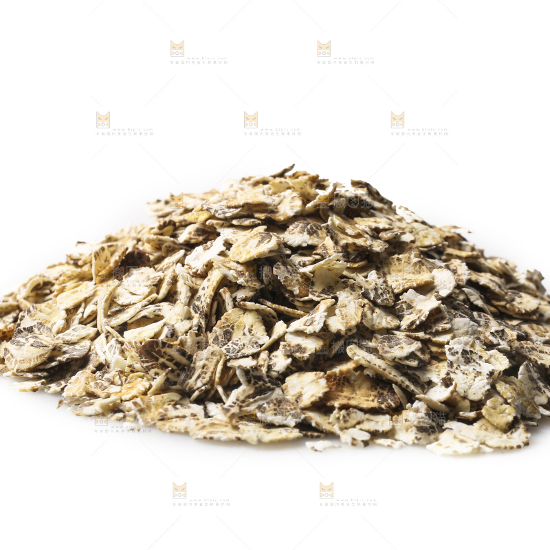 白底上的十谷燕麦片