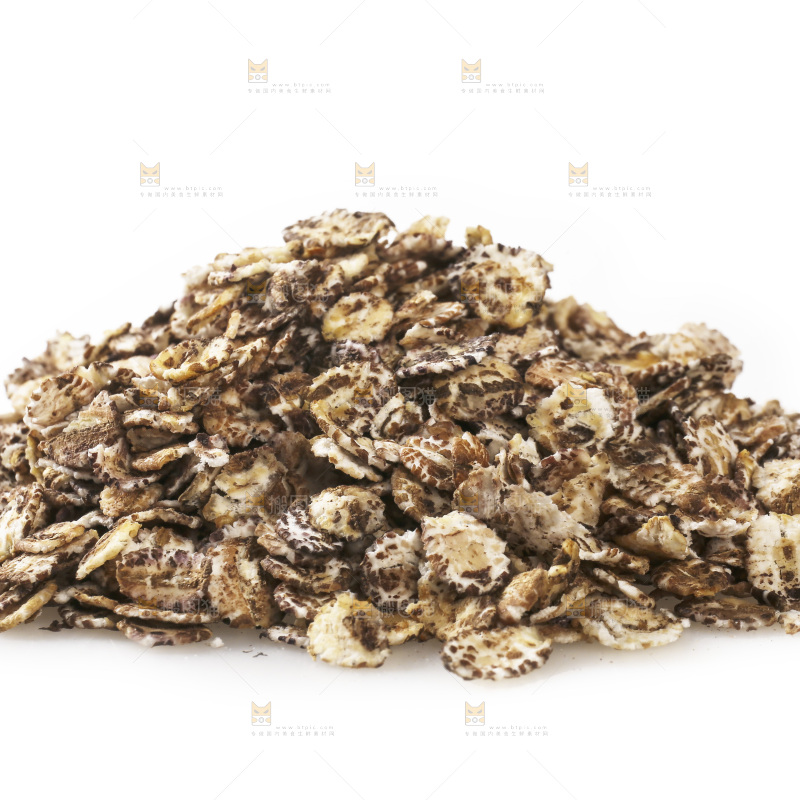 白底上的十谷燕麦片
