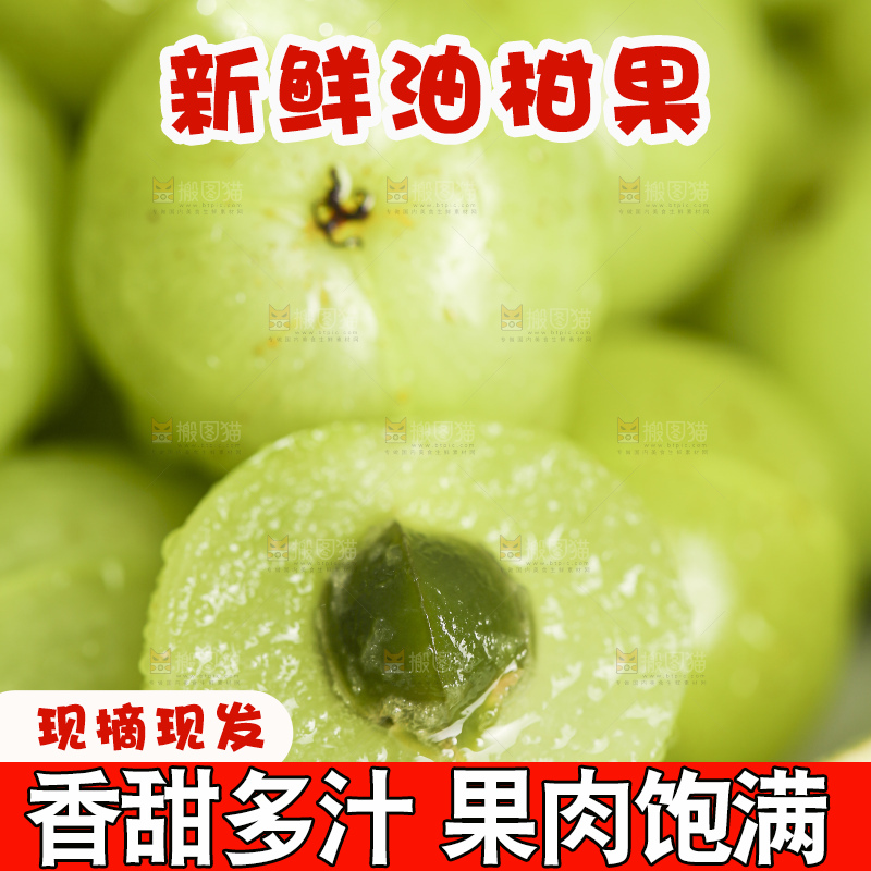 浅底上的油甘果