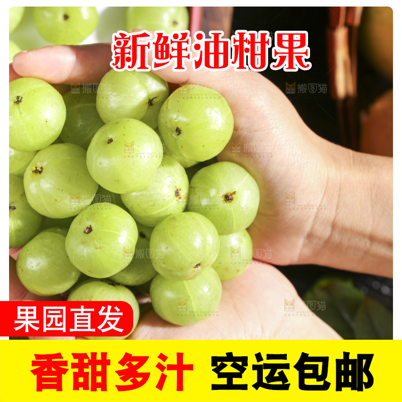 深底上的油甘果