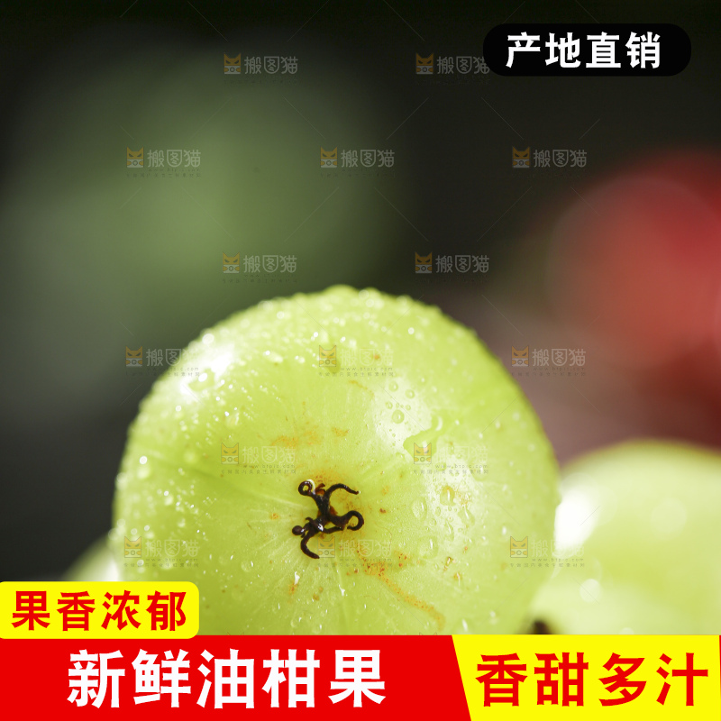 深底上的油甘果
