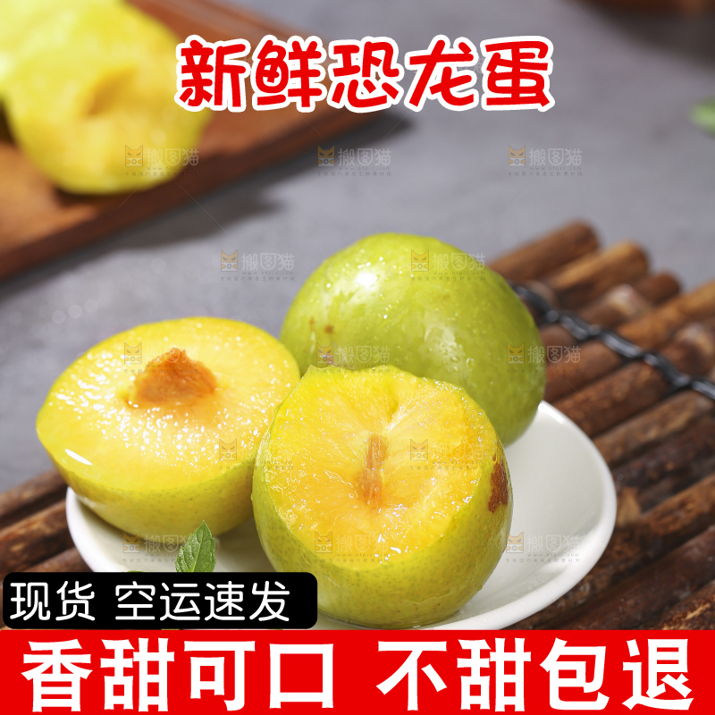 木底上放着恐龙蛋李