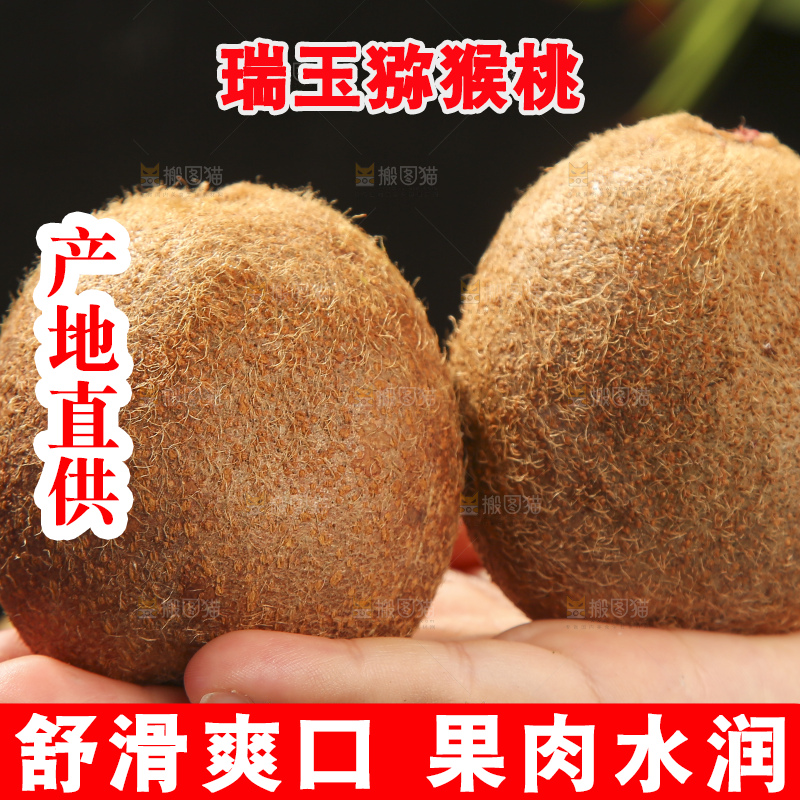 深底上的瑞玉猕猴桃