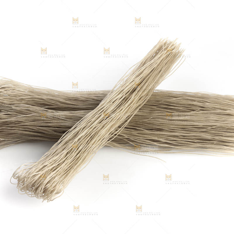 白底上的红薯粉