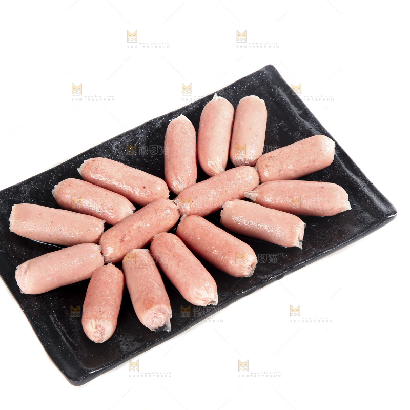 白底上的火锅丸子