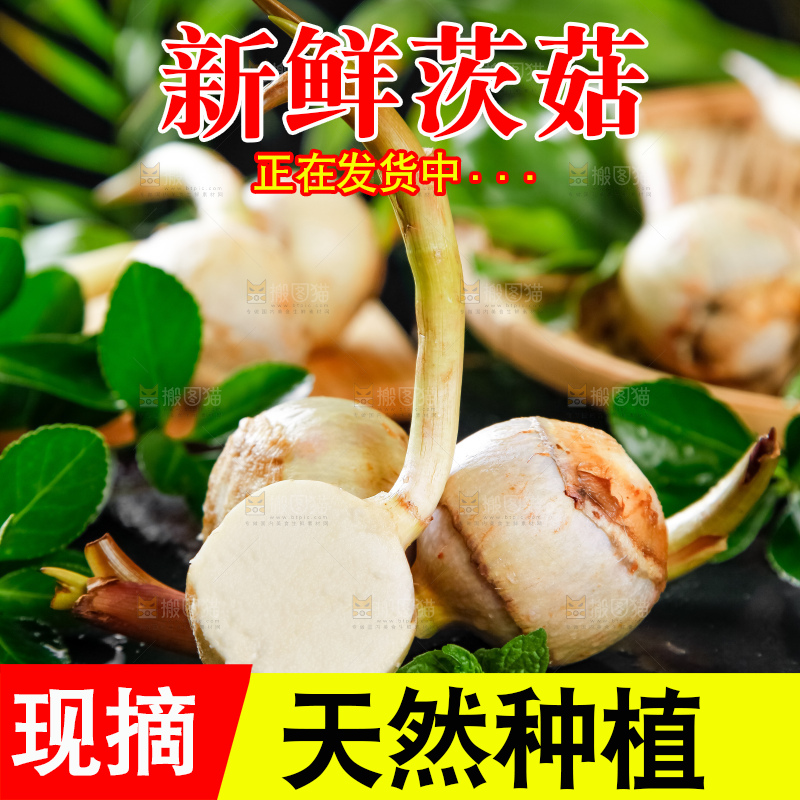 黑石板上放着切开的白茨菇