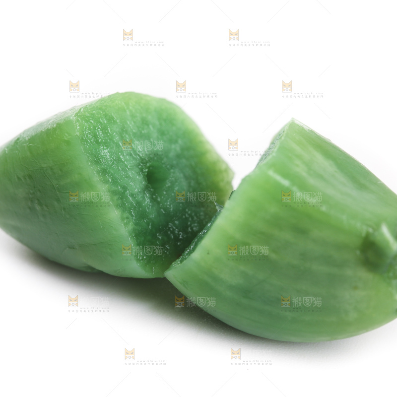 白底上的腊八蒜