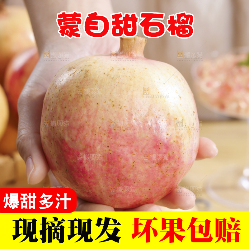 浅底上的蒙自石榴