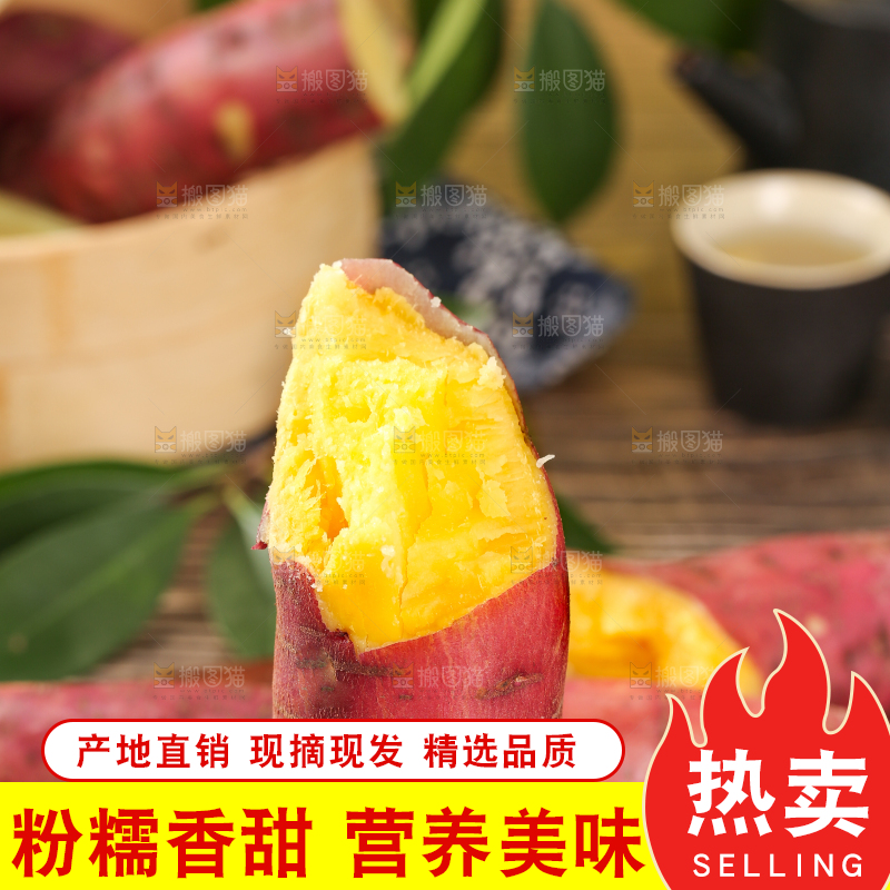 深底上的板栗红薯