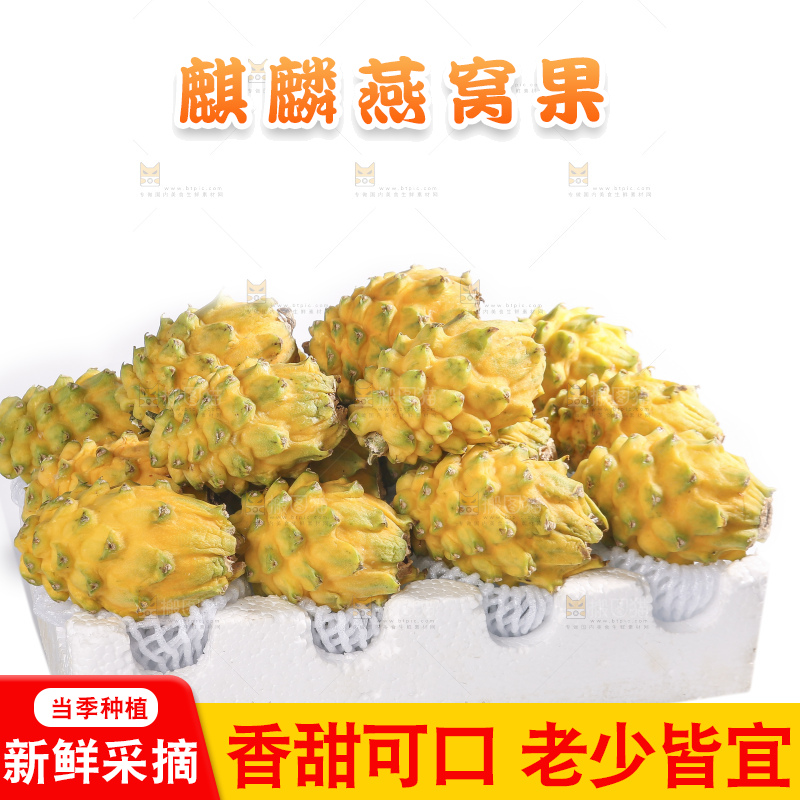 白底上的燕窝果