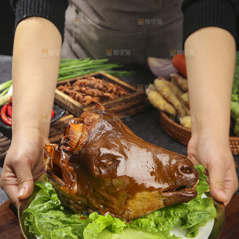 深底上的羊头肉