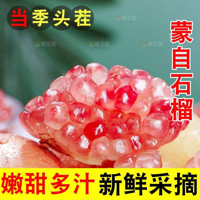 浅底上的蒙自石榴
