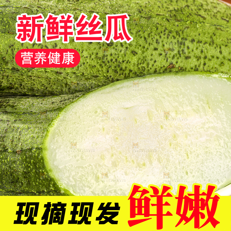 木底上的肉丝瓜