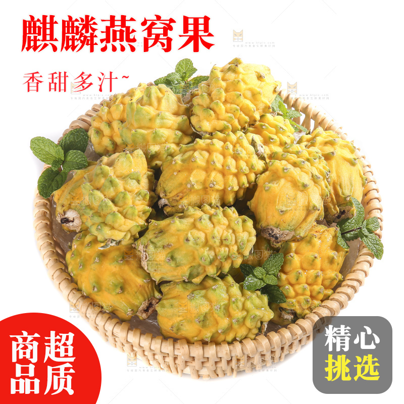 白底上的燕窝果