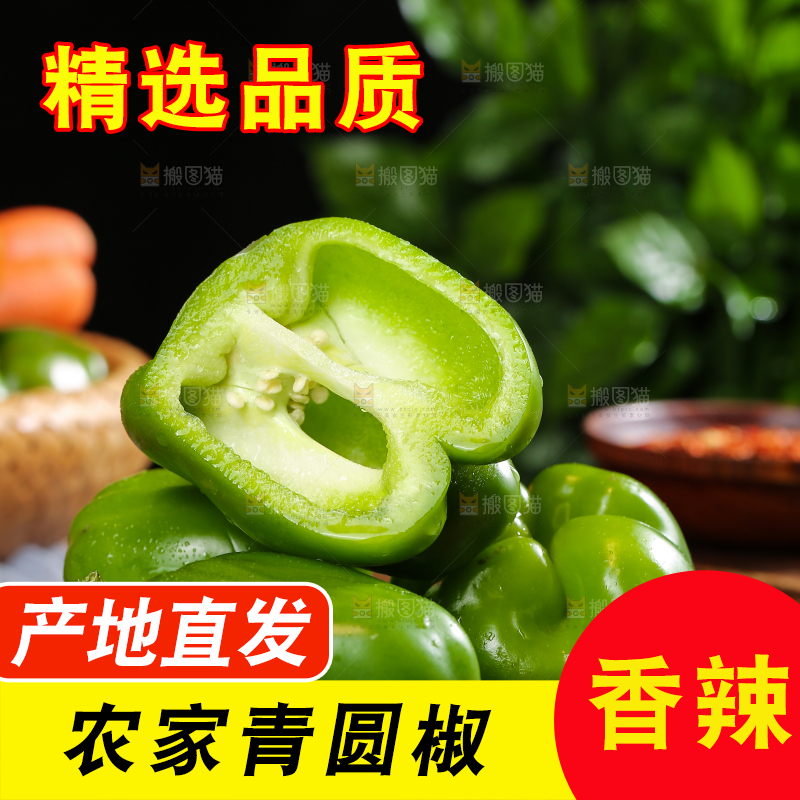 青圆椒主图
