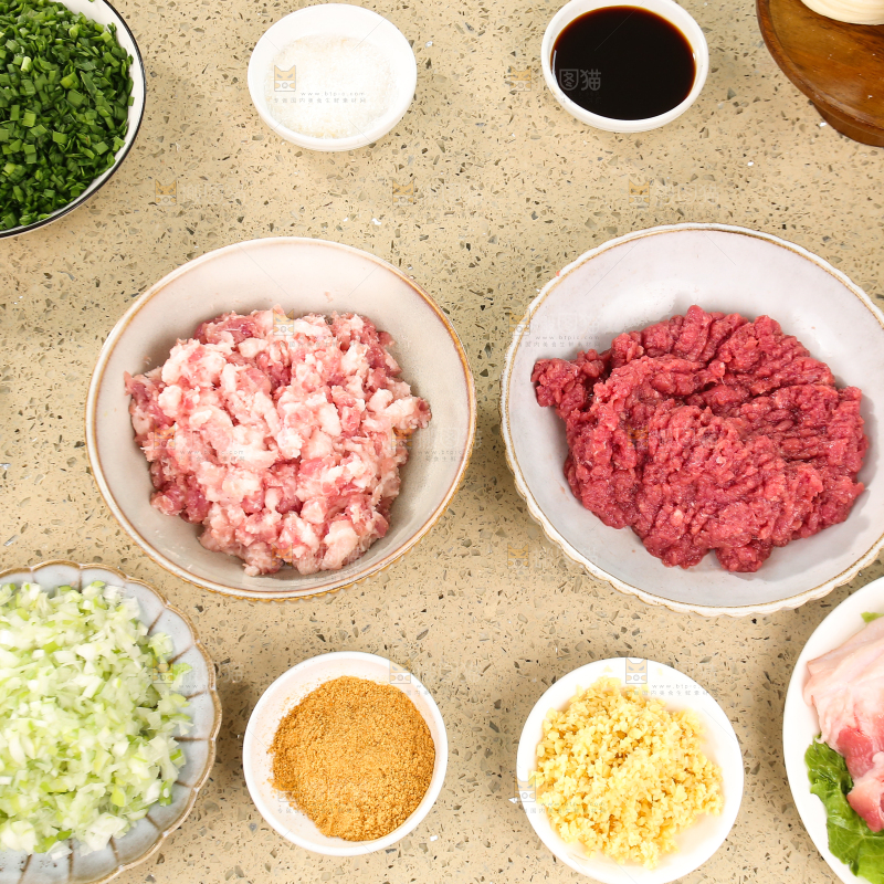 手工牛肉饺子制作
