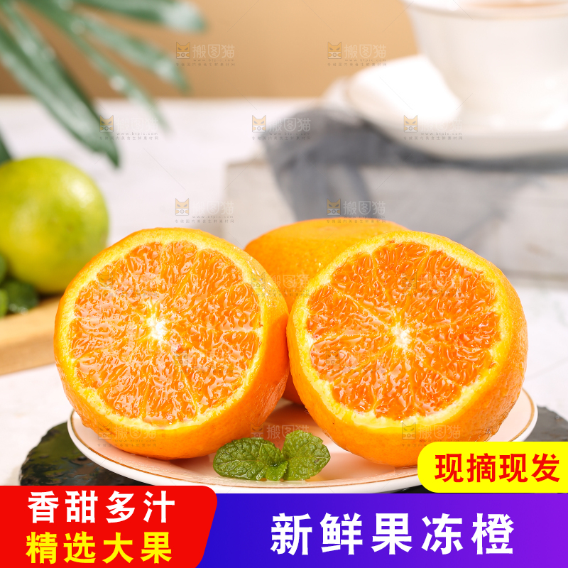 浅底上的爱媛果冻橙