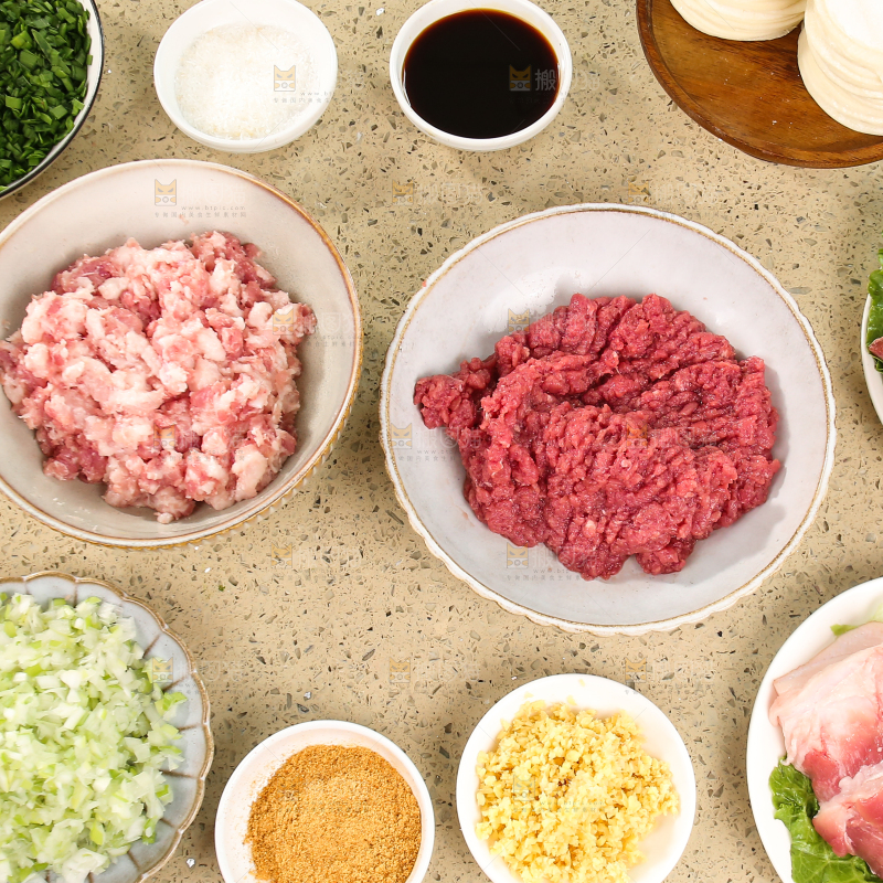 手工牛肉饺子制作