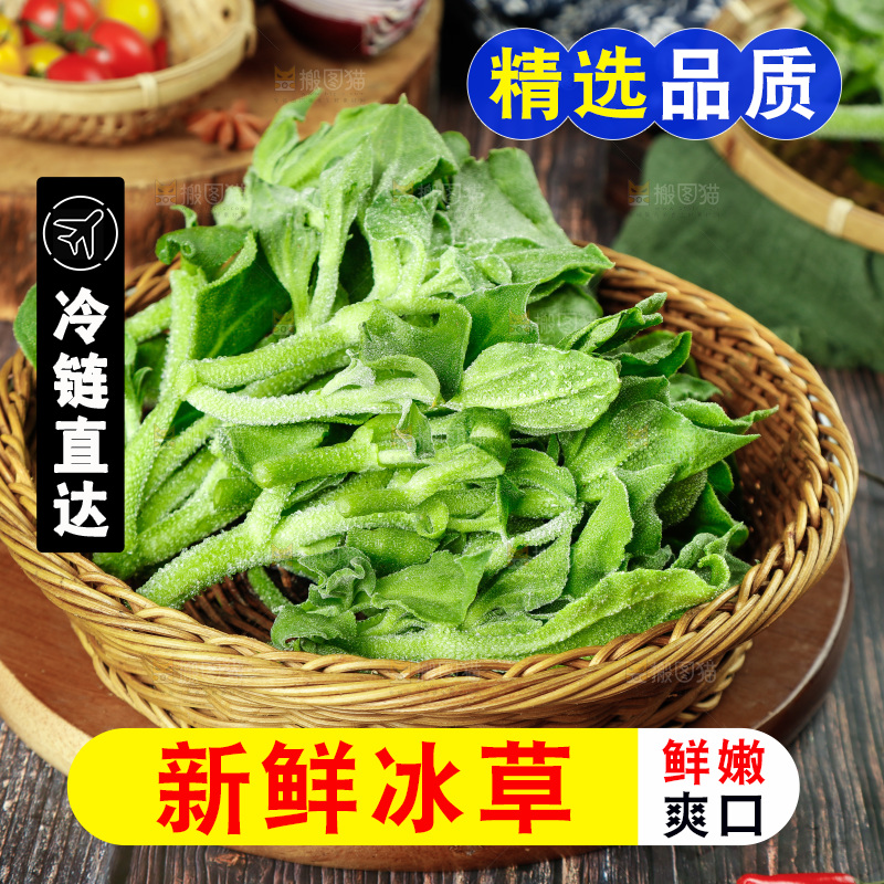 深底上的冰草