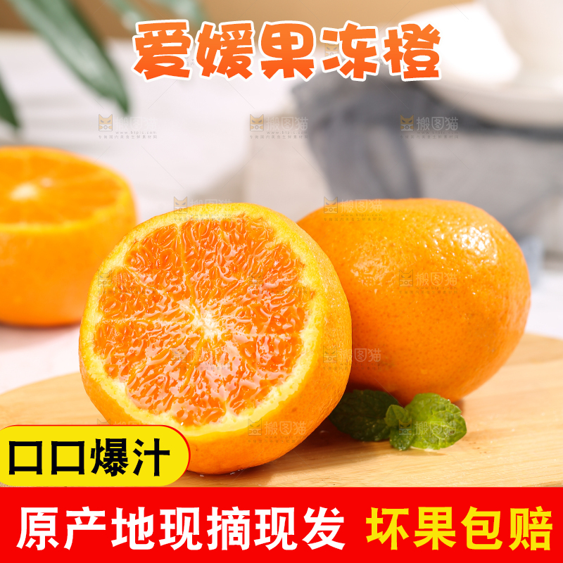 浅底上的爱媛果冻橙