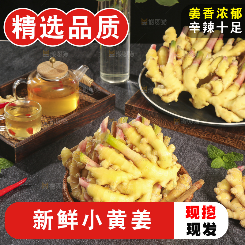 深底上的小黄姜