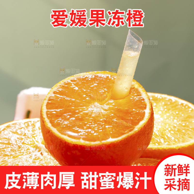 浅底上的爱媛果冻橙