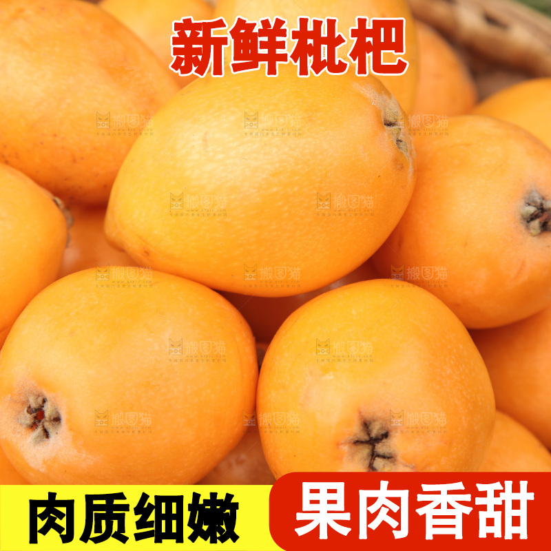 篮子里装着大枇杷