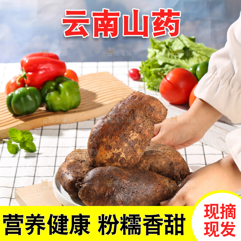 浅底上的云南山药