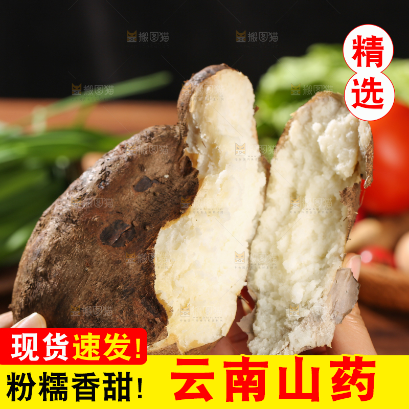 木底上的云南山药