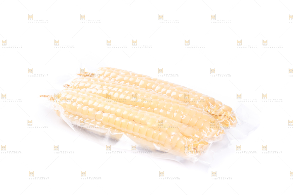 白底上的手指糯玉米