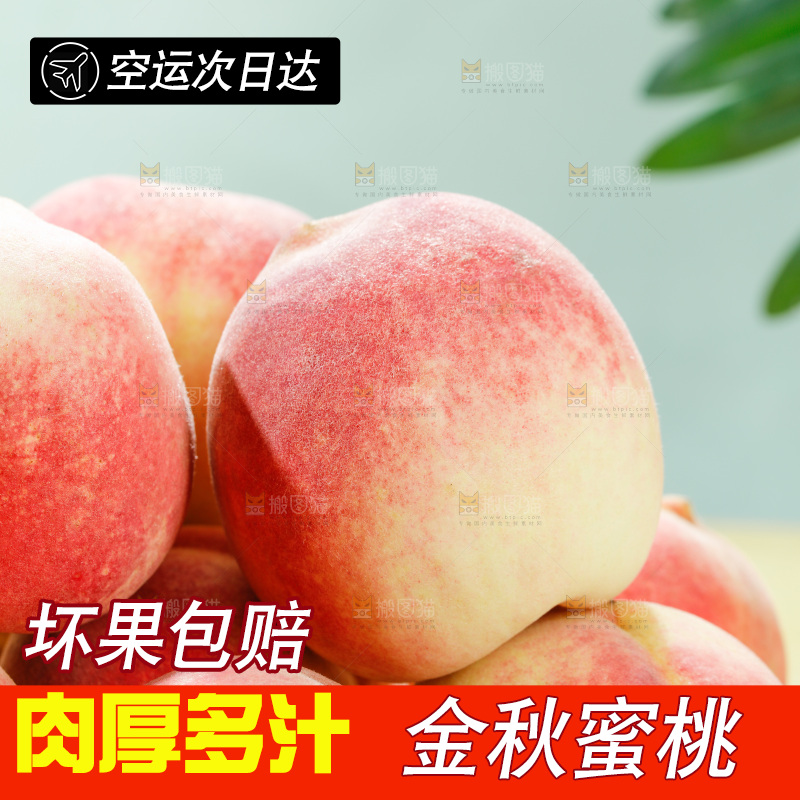浅底上的金秋红蜜桃