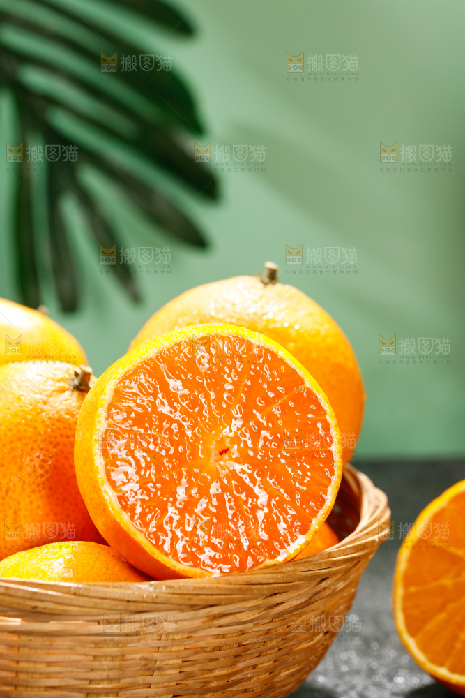 深底上的爱媛果冻橙