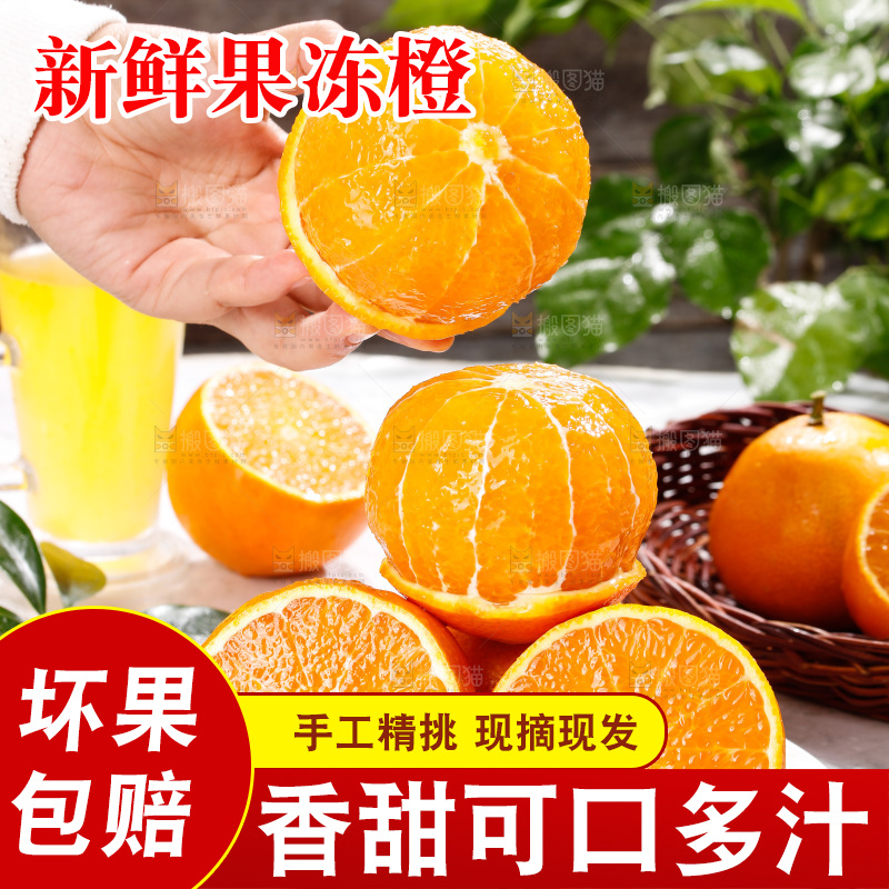 浅底上的爱媛果冻橙