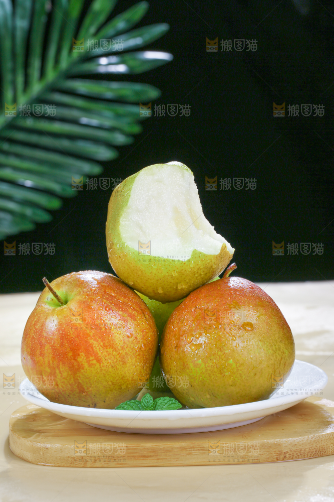 深底上的玉露香梨