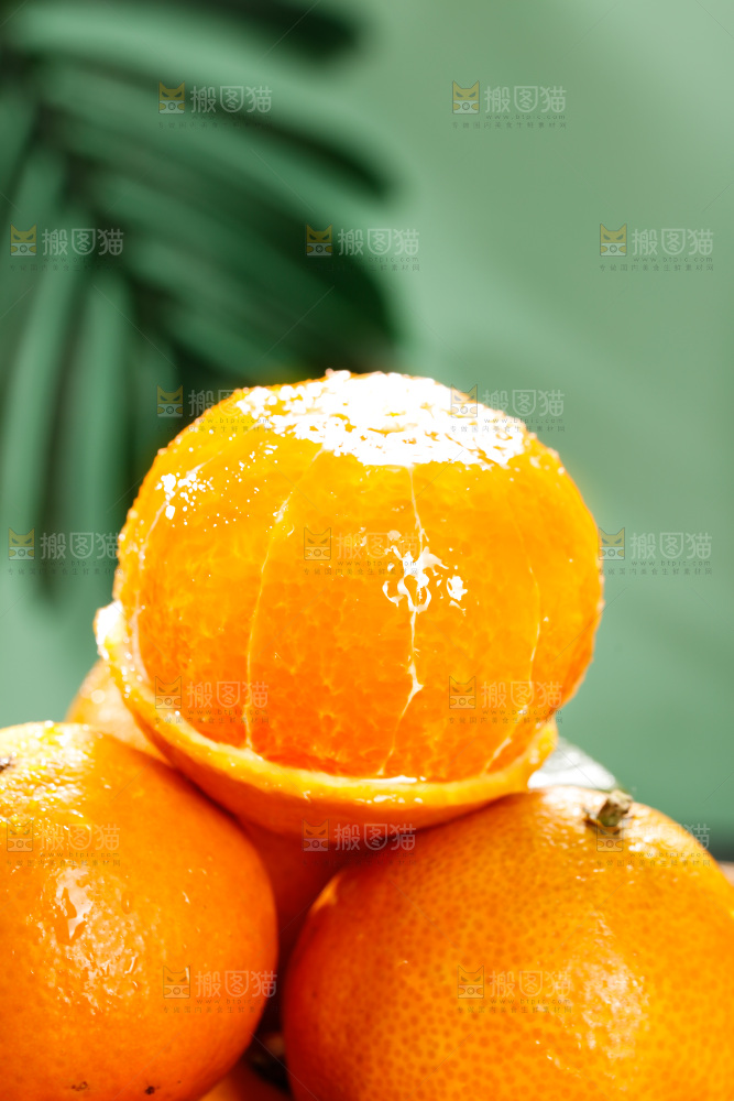 深底上的爱媛果冻橙