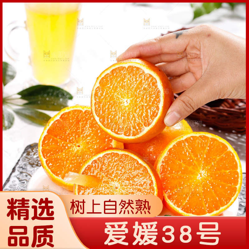 浅底上的爱媛果冻橙