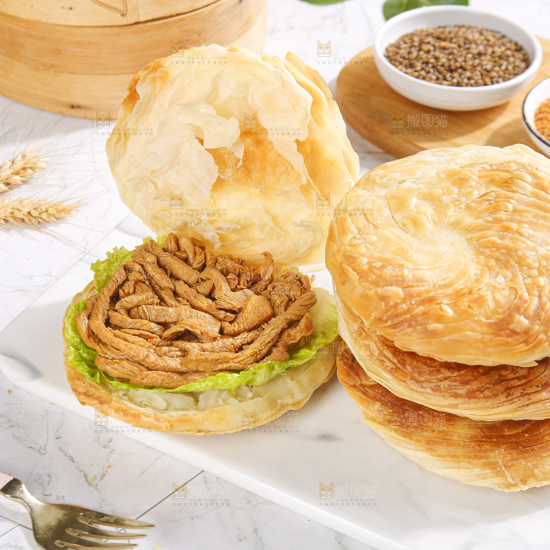 浅底上的潼关饼