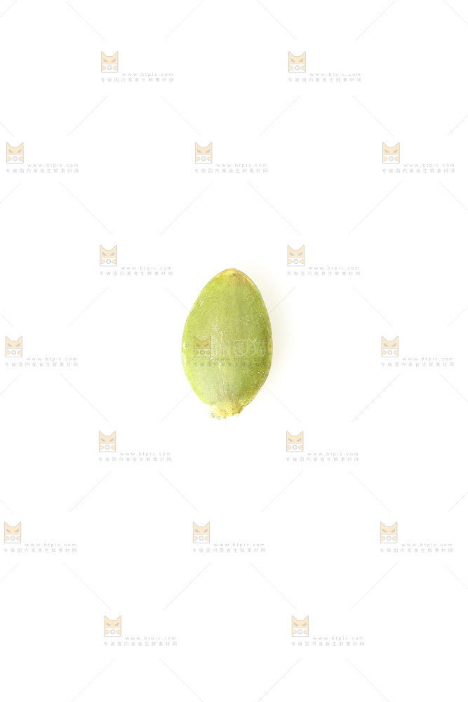 白底上的南瓜籽仁