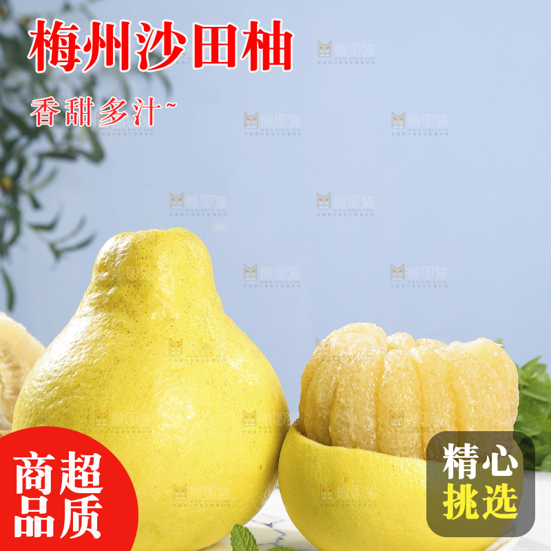 浅底上的沙田柚