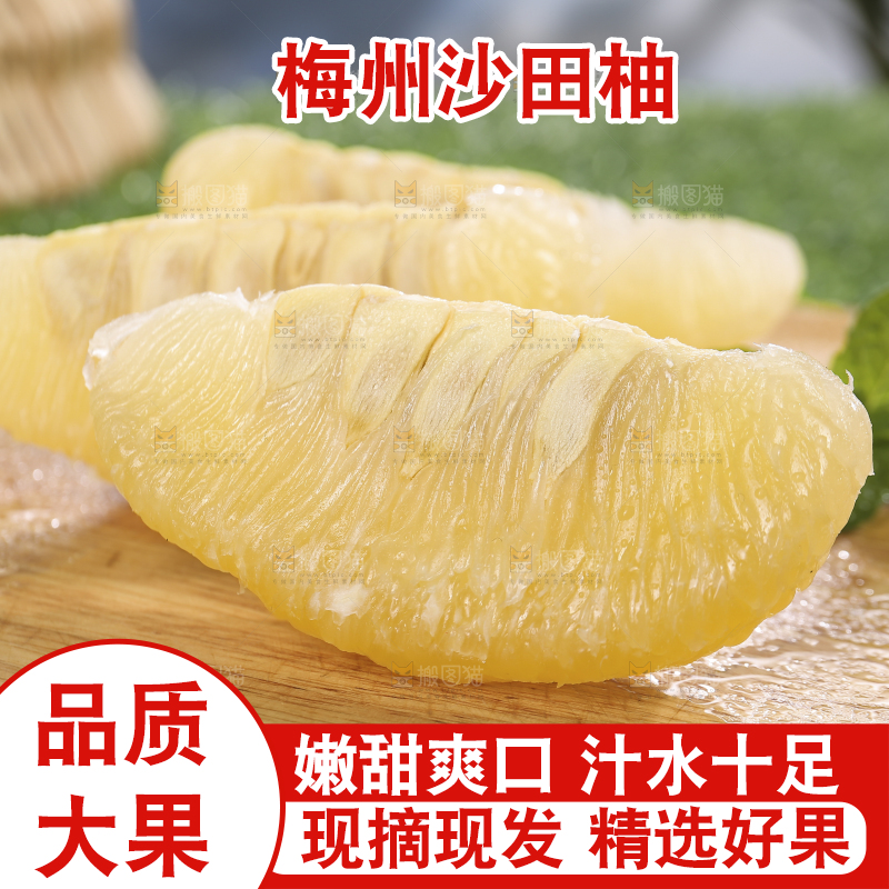 浅底上的沙田柚